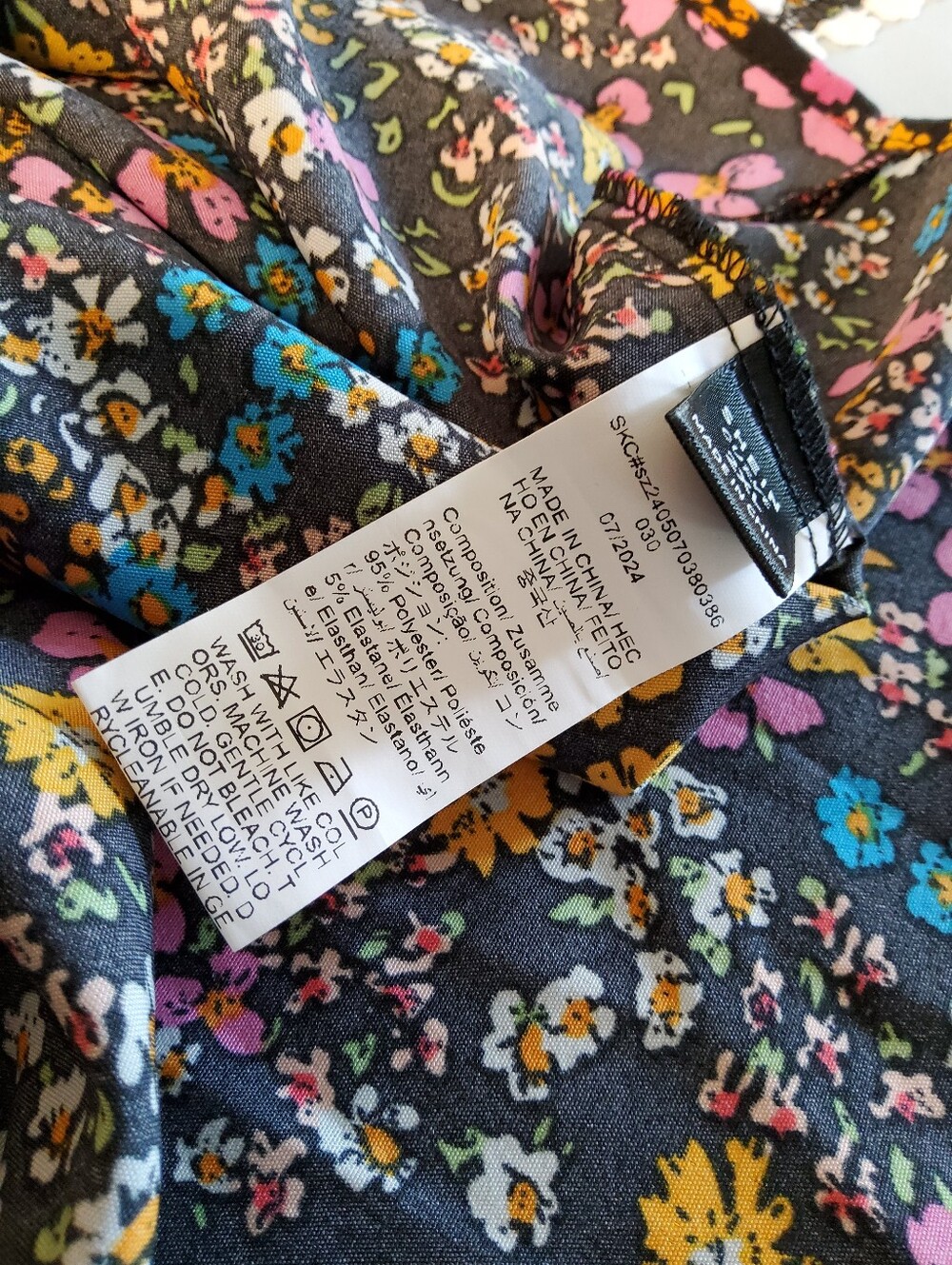 Shein Curve Floral Women's Blouse - Multicolor - Picture 7 of 8